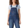 Dickies Women’s Denim Bib Overall(Retro Stonewash)