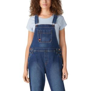 Dickies Women’s Denim Bib Overall(Retro Stonewash)