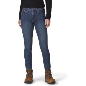 Dickies Women’s Perfect Shape Denim Jean – Skinny Stretch(Stonewashed Indigo Blue)