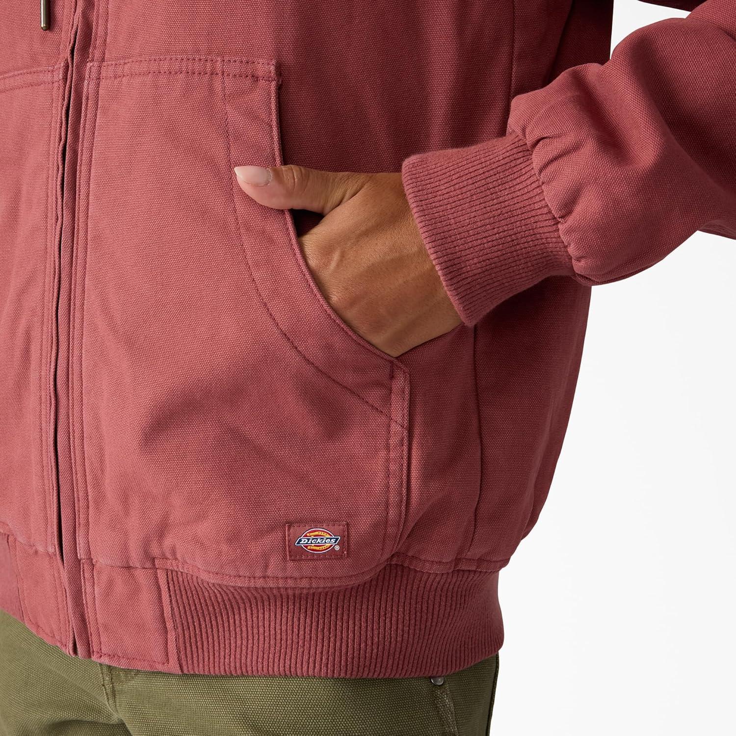 image:imageDickies Womens Fleece Lined Duck Canvas JacketApple Butter