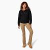 Dickies Women’s Fleece Lined Duck Canvas Jacket(Black)