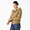 Dickies Women’s Fleece Lined Duck Canvas Jacket(Ivory)