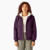 Dickies Women’s Fleece Lined Duck Canvas Jacket(Plum Perfect)