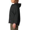 Dickies Women’s Plus Size Performance Hooded Rain Jacket(Black)
