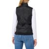 Dickies Women’s Quilted Bomber Vest – Lightweight Insulated Utility Outerwear with Pockets for Construction & Outdoor(Black)