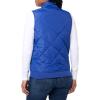 Dickies Women’s Quilted Bomber Vest – Lightweight Insulated Utility Outerwear with Pockets for Construction & Outdoor(Blue)