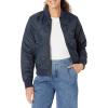 Dickies Women’s Women’s Quilted Bomber Jacket(Dark Navy)