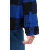 Dickies womens Flannel Sherpa Lined Chore Coat(Blue)