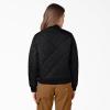 Dickies womens Quilted Bomber Jacket(Black)