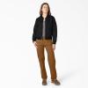 Dickies womens Quilted Bomber Jacket(Black)