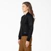 Dickies womens Quilted Bomber Jacket(Black)