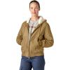 Dickies Women’s Fleece Lined Duck Canvas Jacket(Ivory)