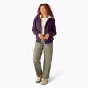 Dickies Women’s Fleece Lined Duck Canvas Jacket(Plum Perfect)