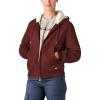 Dickies Women’s Fleece Lined Duck Canvas Jacket(Red)