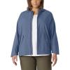 Dickies Women’s Plus Size Performance Hooded Rain Jacket(Retro Indigo)