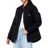 Dickies womens Duck Sherpa Lined Chore Coat(Black)