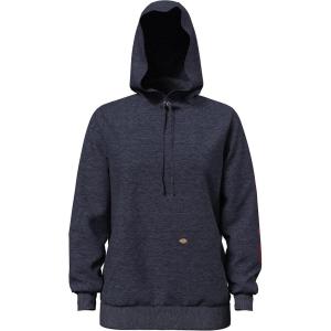 Dickies Women’s Heavyweight Wordmark Fleece Pullover(Heather Navy)