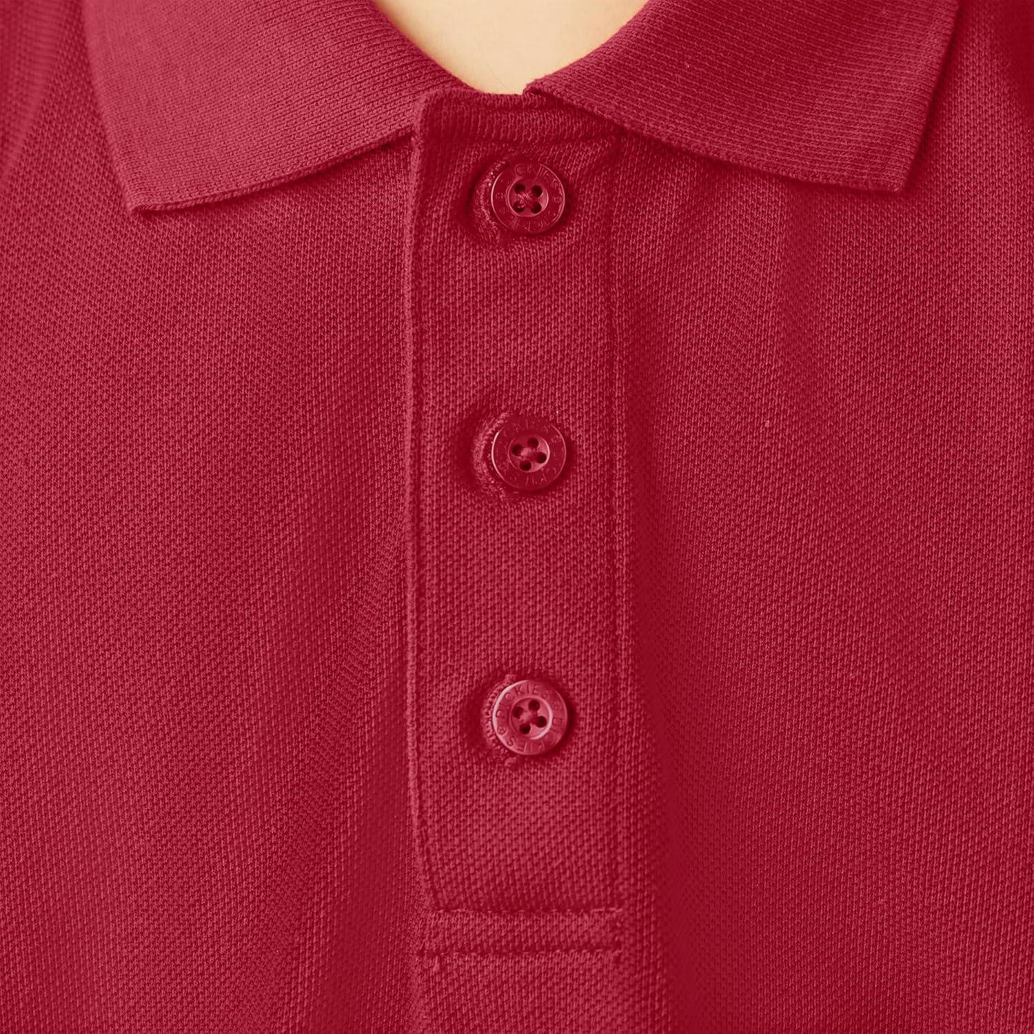 image:imageDickies Boys 820 Short Sleeve Pique PoloEnglish Red