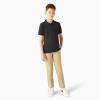 Dickies Boys 8-20 Short Sleeve Pique Polo(Black)