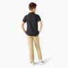 Dickies Boys 8-20 Short Sleeve Pique Polo(Black)