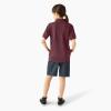 Dickies Boys 8-20 Short Sleeve Pique Polo(Burgundy)