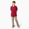 Dickies Boys 8-20 Short Sleeve Pique Polo(English Red)