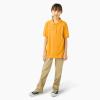Dickies Boys 8-20 Short Sleeve Pique Polo(Gold)