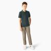 Dickies Boys 8-20 Short Sleeve Pique Polo(Hunter Green)