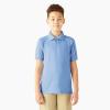 Dickies Boys 8-20 Short Sleeve Pique Polo(Light Blue)