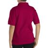Dickies Boys 8-20 Short Sleeve Pique Polo(Red)
