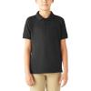 Dickies Boys 8-20 Short Sleeve Pique Polo(Black)