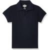 Dickies Boys 8-20 Short Sleeve Pique Polo(Dark Navy)