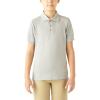 Dickies Boys 8-20 Short Sleeve Pique Polo(Heather Gray)