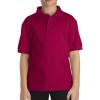 Dickies Boys 8-20 Short Sleeve Pique Polo(Red)