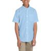 Dickies Kids Boys 8-20 Short Sleeve Oxford Shirt(Light Blue)