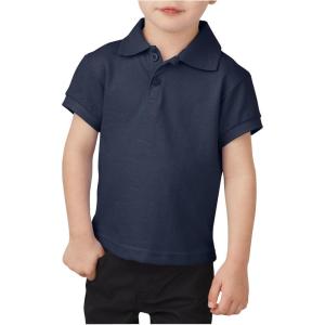 Dickies Boys’ Short Sleeve Polo(Dark Navy)