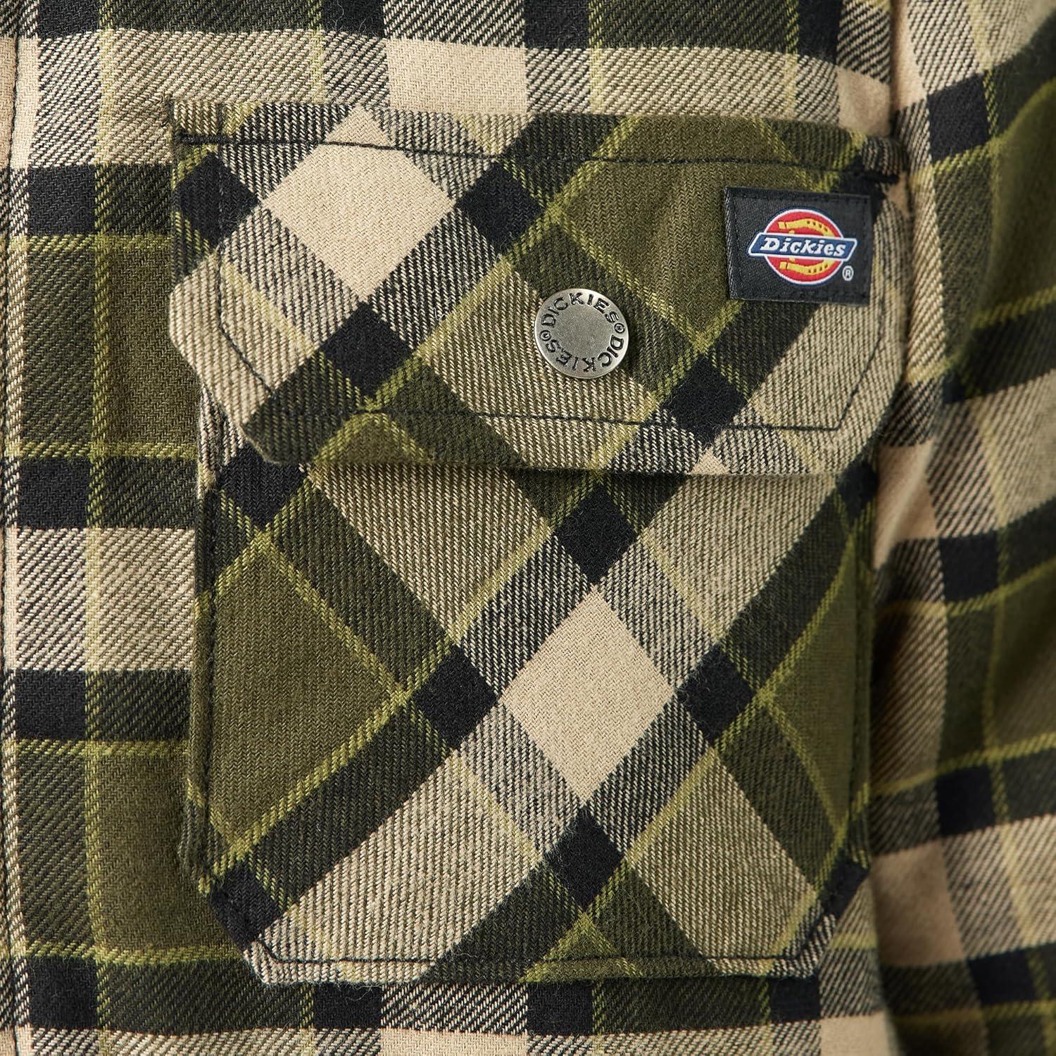 image:imageDickies Boys Flannel Shirt JacketGreen