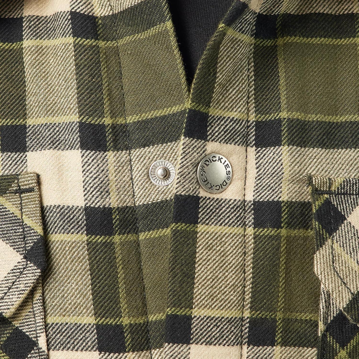 image:imageDickies Boys Flannel Shirt JacketGreen