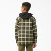 Dickies Boys’ Flannel Shirt Jacket(Green)