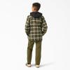 Dickies Boys’ Flannel Shirt Jacket(Green)
