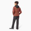 Dickies Boys’ Flannel Shirt Jacket(Red)
