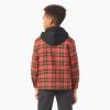 Dickies Boys’ Flannel Shirt Jacket(Red)