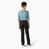 Dickies Boys’ Flex Skinny Fit Double Knee Pants, 4-20(Black)