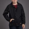 Dickies boys Snap Front Nylon Jacket(Black)