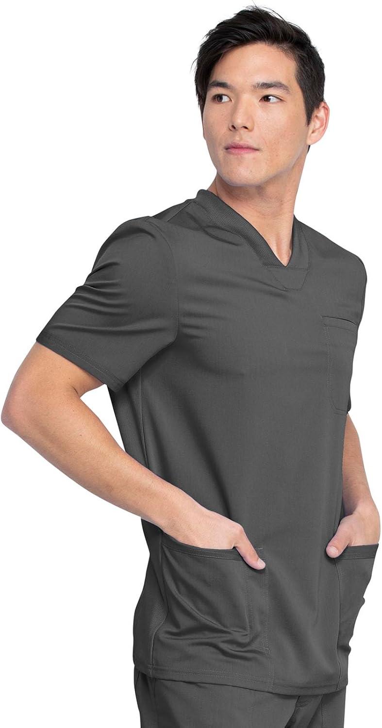 image:imageDickies Balance Men Scrubs Top VNeck DK845Pewter