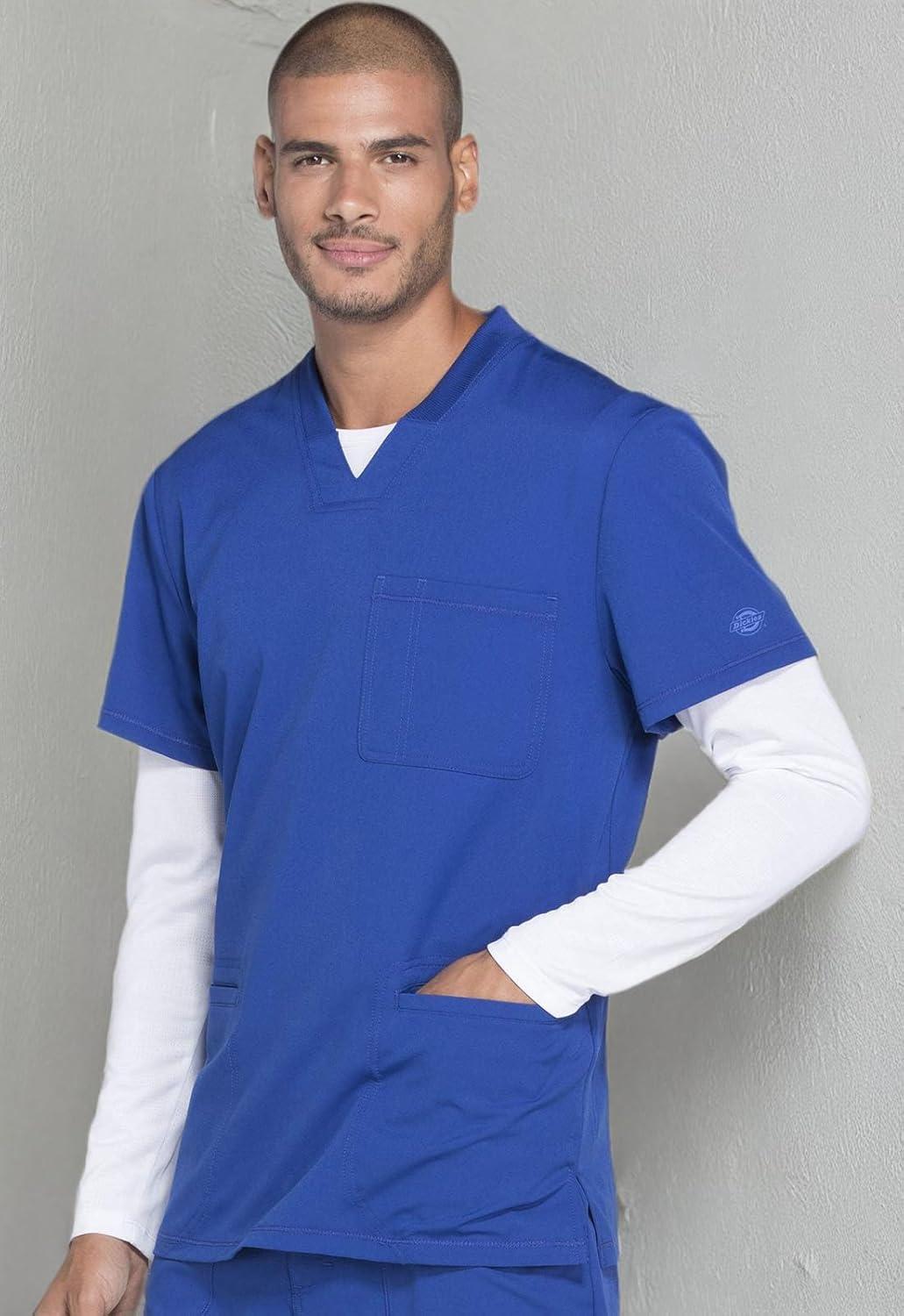image:imageDickies Dynamix Men Scrubs Top VNeck DK640Galaxy Blue