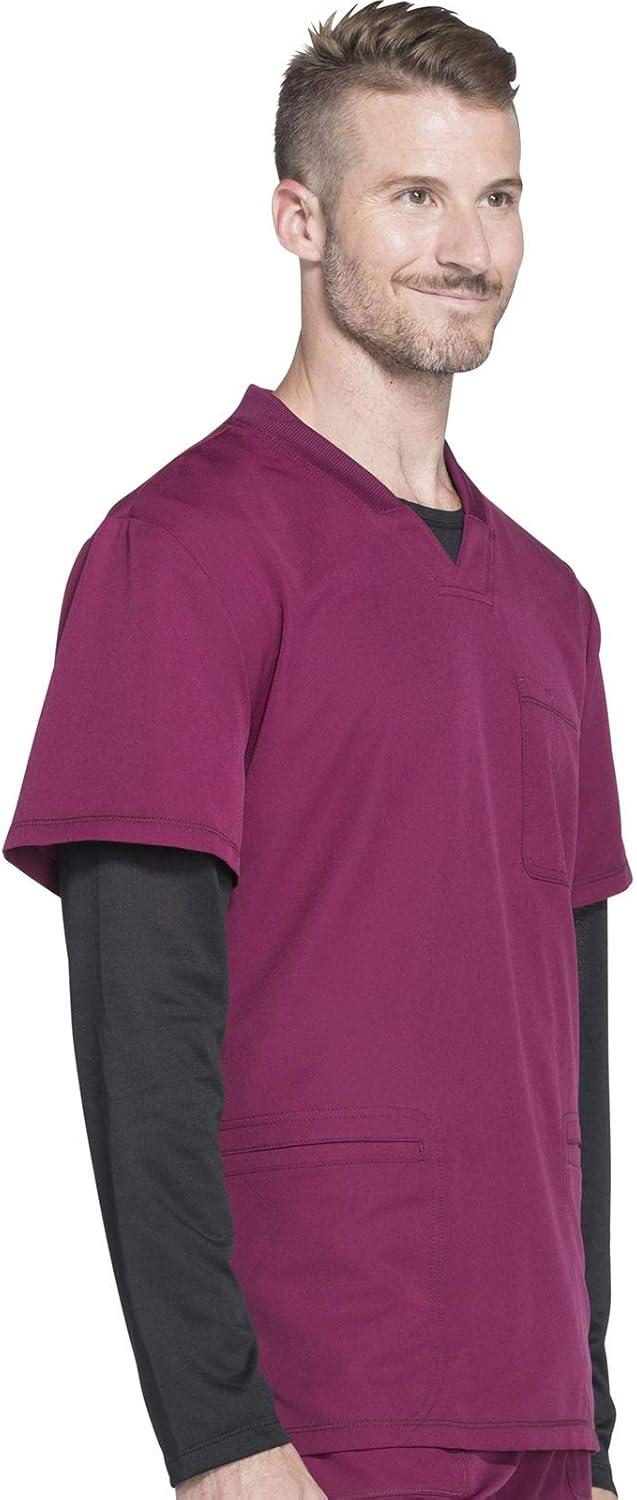 image:imageDickies Dynamix Men Scrubs Top VNeck DK640Wine