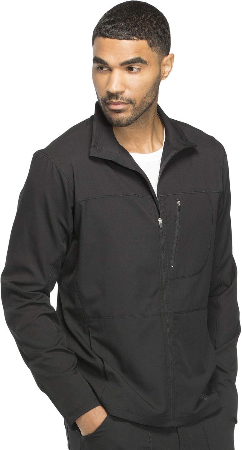 image:imageDickies Dynamix Men Warm Up Scrubs Jacket Zip Front DK310Hunter Green