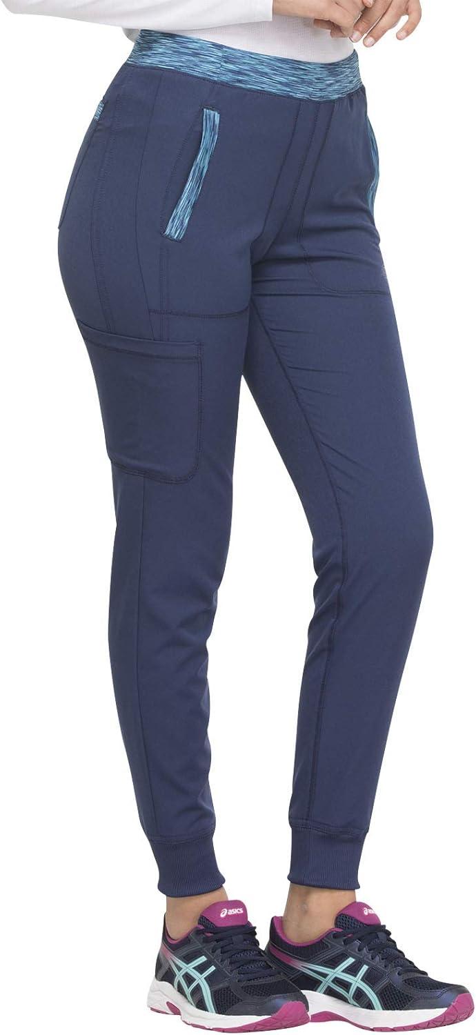 image:imageDickies Dynamix Women Scrubs Pant Natural Rise Tapered Leg Jogger DK185Navy