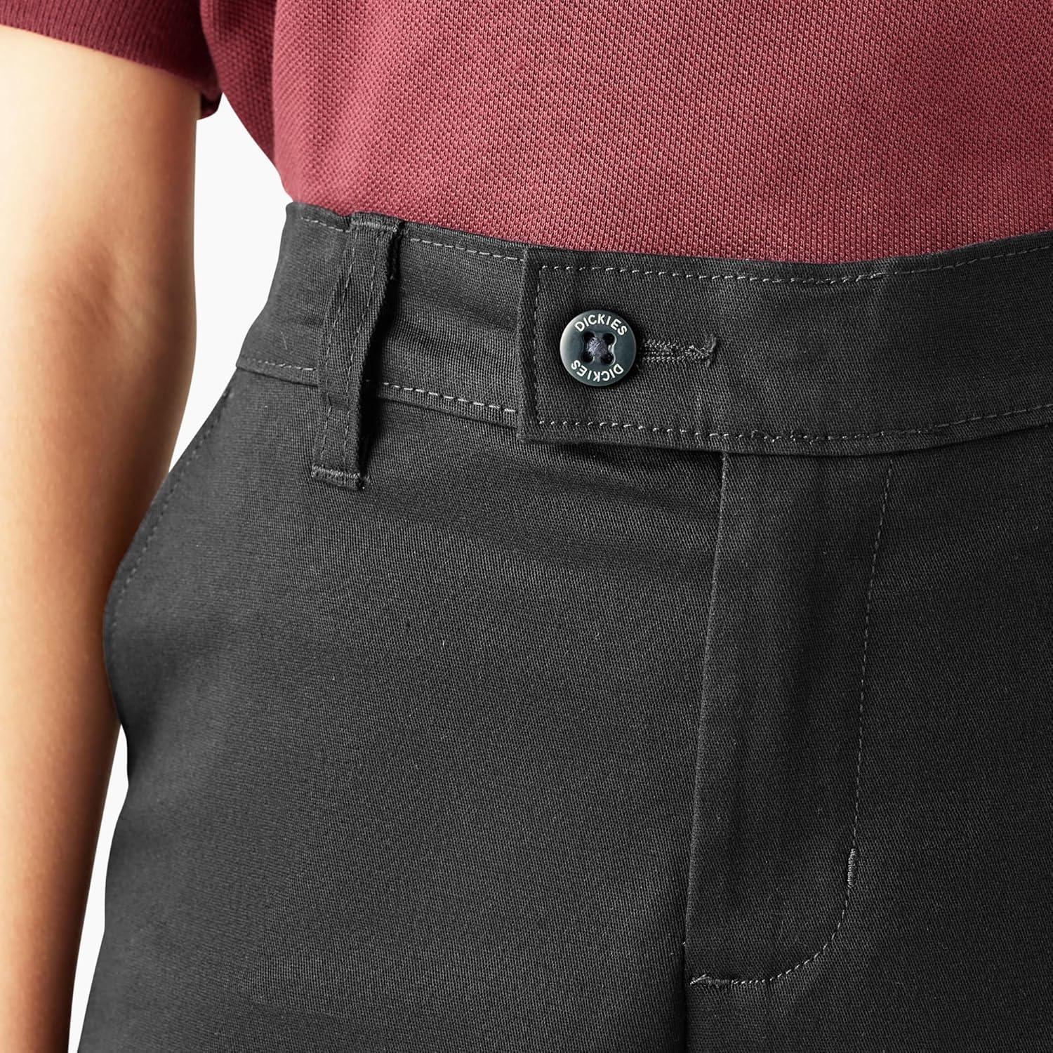 image:imageDickies Kids Girls 26X Stretch Slim Straight PantBlack